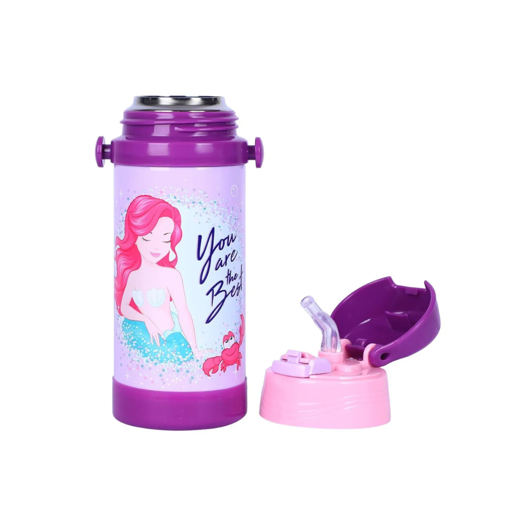 YOUP Stainless Steel Vacuum | Insulated Sipper Bottle with Strap Brave -350 ML