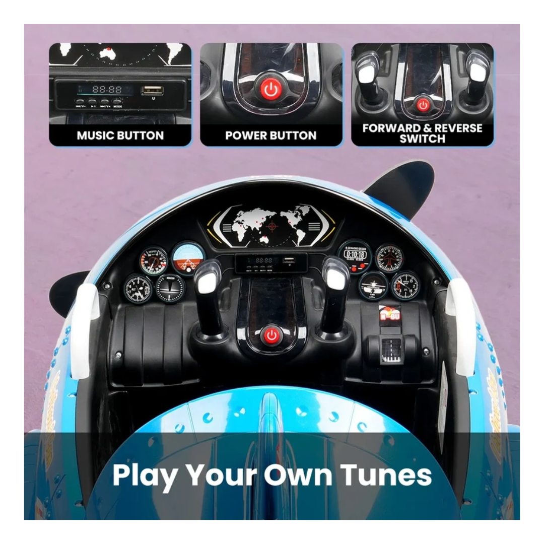 EMotorad Formula Fun Battery Oprated Helicopter Turbo Wing Blue