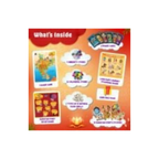 Kreeda Ramleela 2-in-1 Board Game for Kids and Adults Reusable Stickering Activity