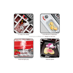 Food Allince Kitchen Play Set Plastic Simulation Handcart BBQ Grill with Electric Flat Grills & Spray Real Cooking Playset