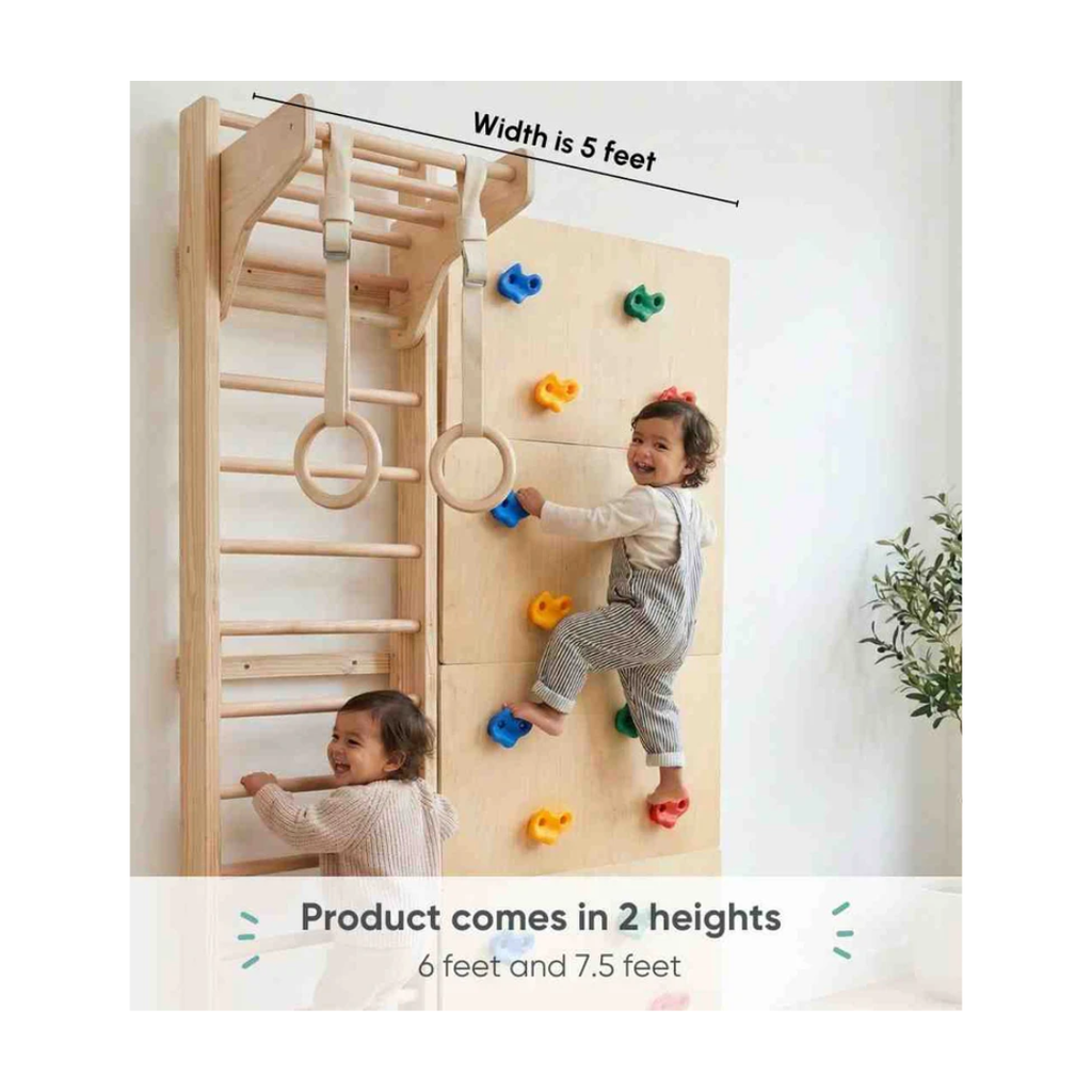 Curious Cub Space Saver Jungle Gym 1 (6 Feet )