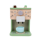 Wooden Coffee Maker Playset Afternoon Tea Espresso Machine for Kids Children