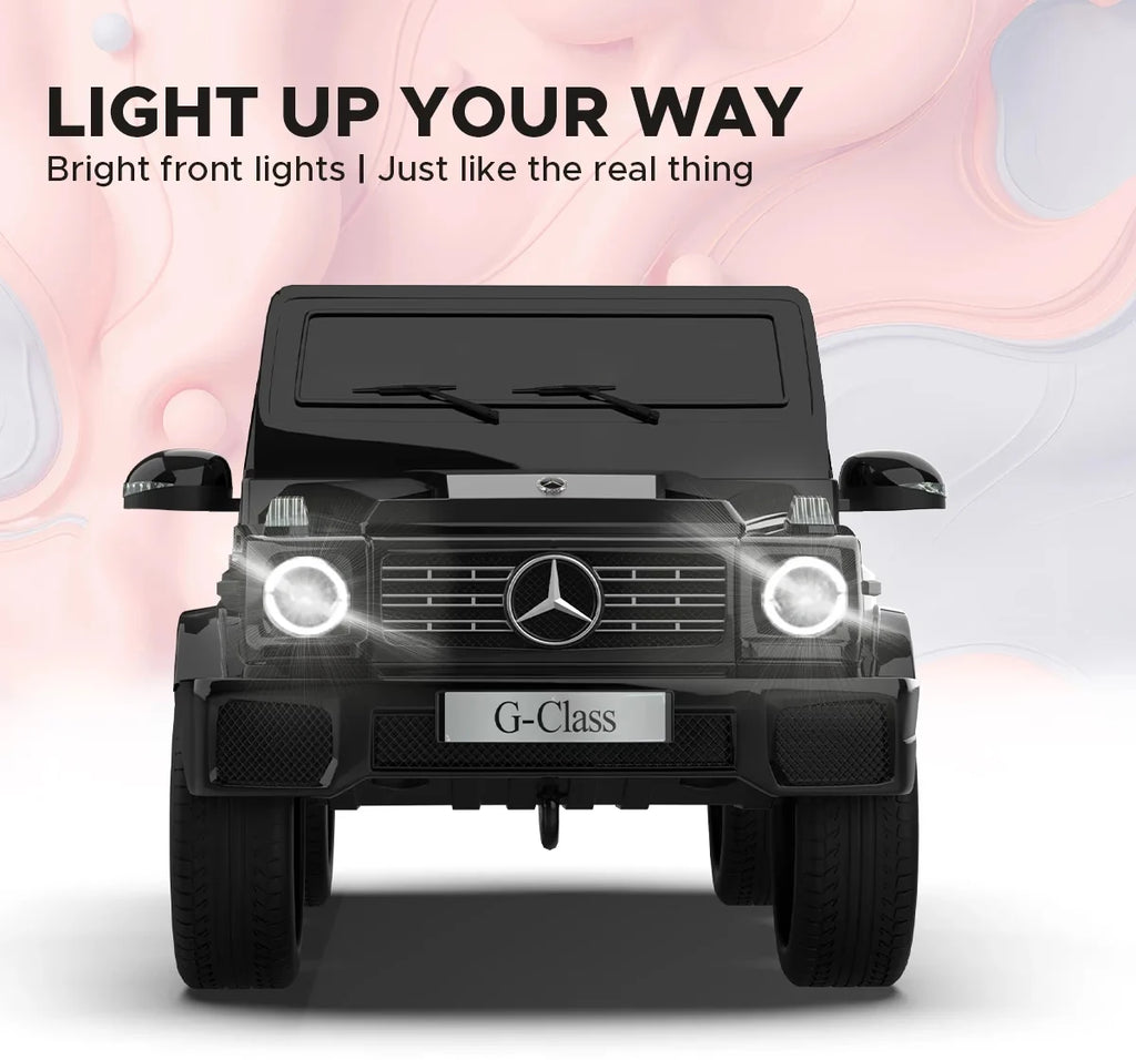 EMotorad Formula Fun Battery Oprated Mercedes Benz G-Wagon Ride-On Car, Black