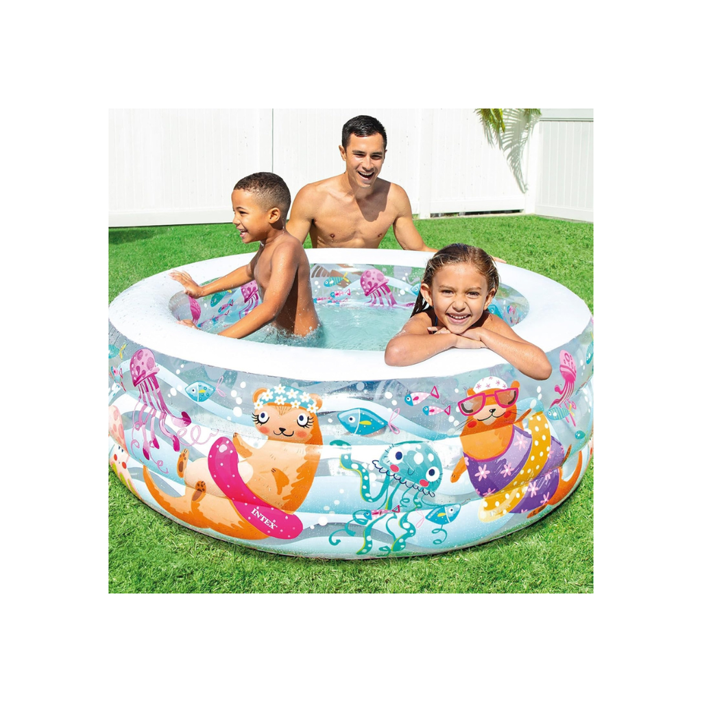 Intex Aquarium Pool, Multi Color (58480) 60x22 inch