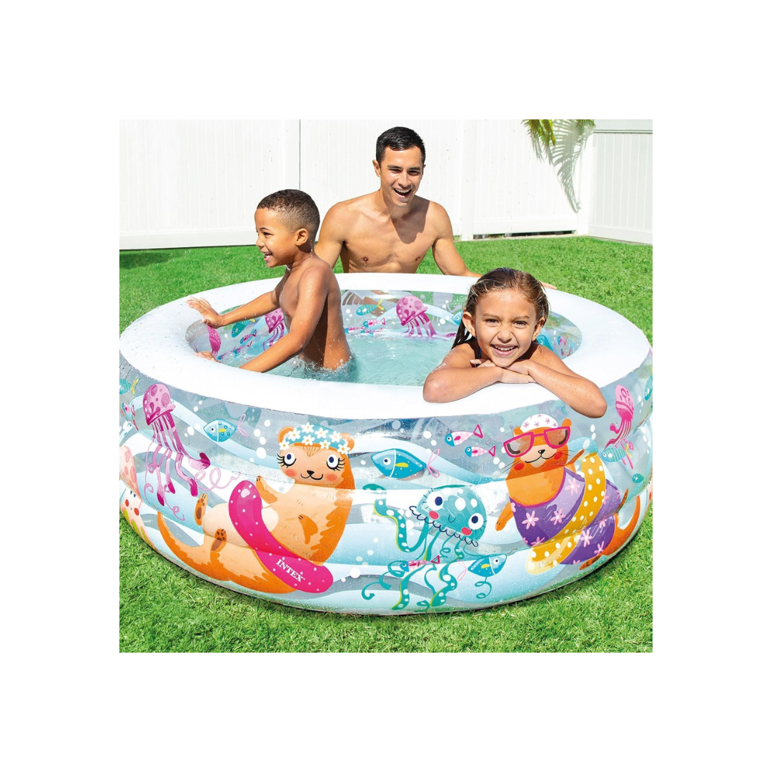 Intex Aquarium Pool, Multi Color (58480) 60x22 inch