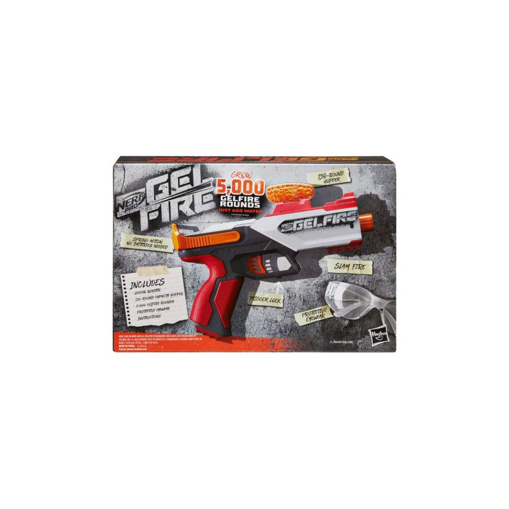 Hasbro Nerf Pro Gelfire Legion Spring Action Blaster, 5000 Gelfire Rounds