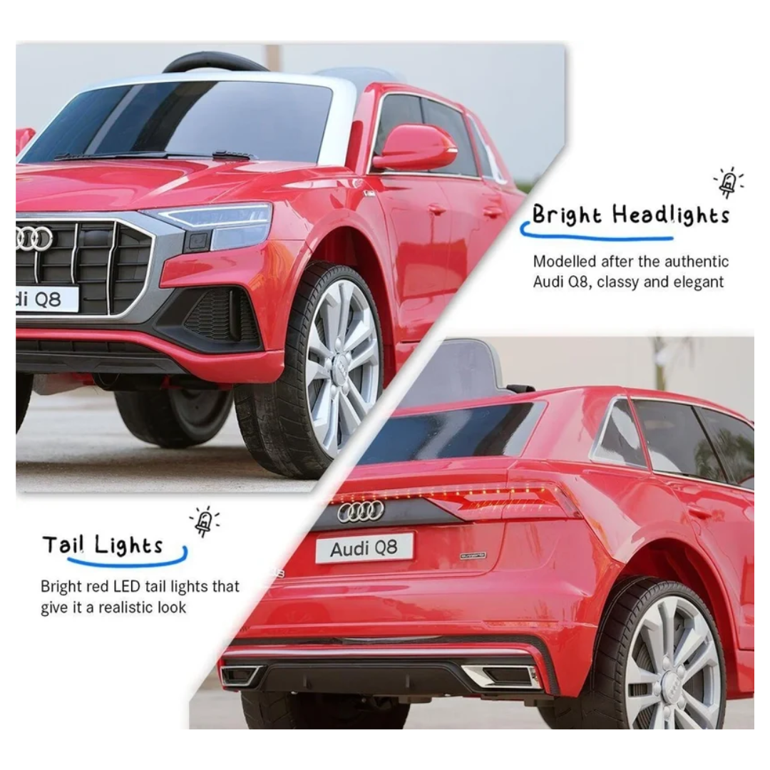 EMotorad Formula Fun Battery Oprated AUDI Q8  CAR (Red)