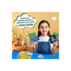 Kreeda Krishnaleela  2-in-1 Board Game for Kids & Adults Reusable Stickering Activity  Lord Krishna Story