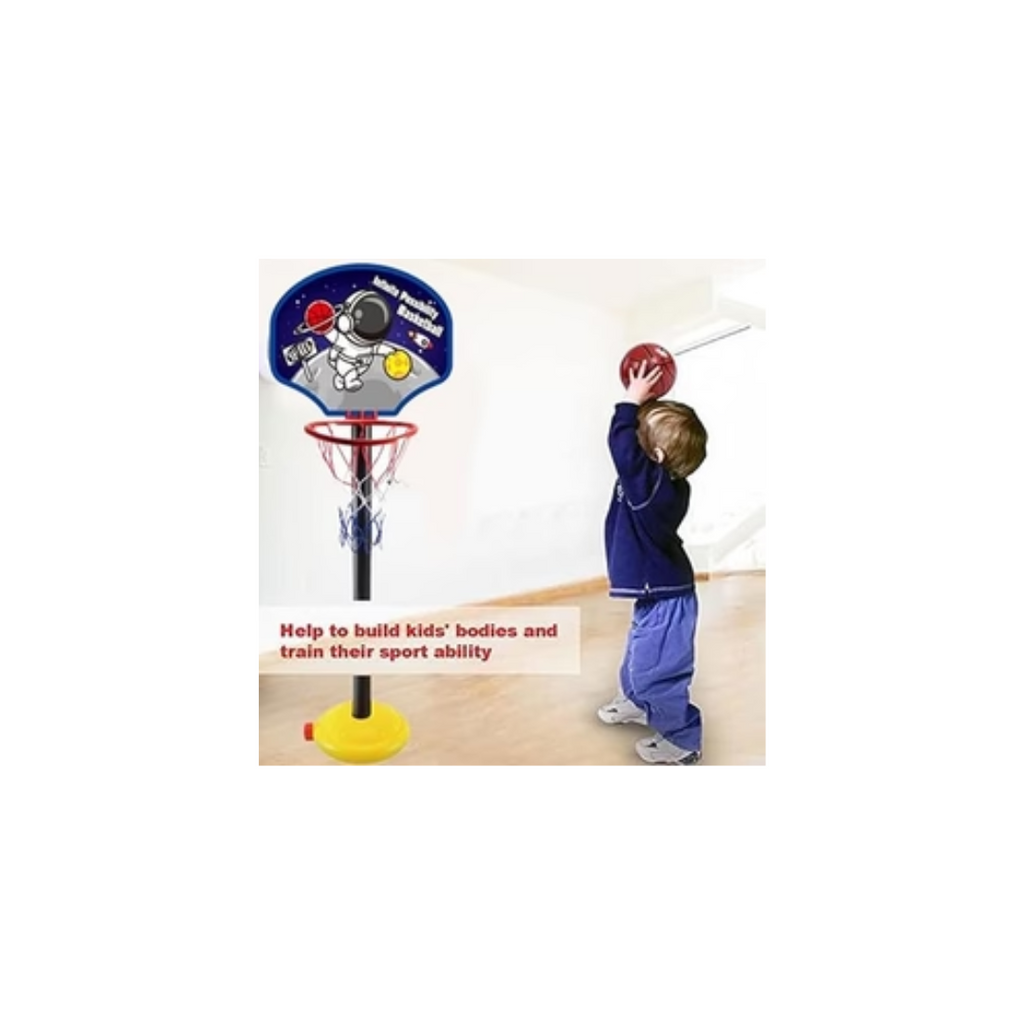 Kats Space Basket Ball Set Height Adjustable Shooting Champ Basketball Set