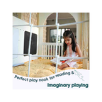 Curious Cub Wooden Playloft + Jungle Gym