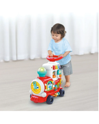 Hola 4 in 1 Push Walker & Ride-On Learning Train for Toddlers Musical Activity Walker 12-36 Months