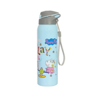 Youp Stainless Steel Googlie Peppa Pig Theme Kids Insulated Double Wall Sipper Bottle For Kids Assorted Color