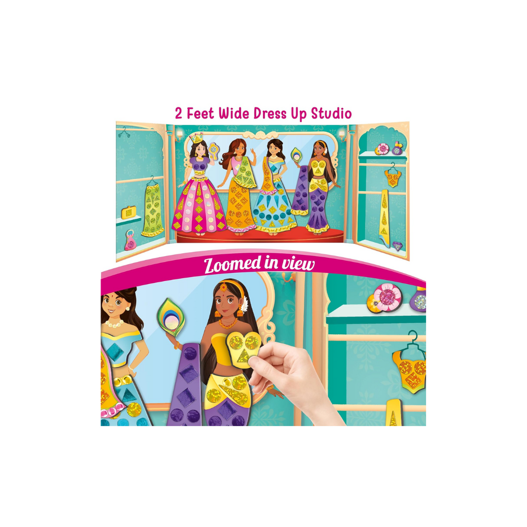 Imagimake DIY Magnetic Dress-Up Indian Princess