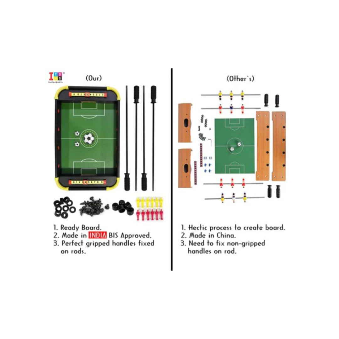 itoys Football Foosball Tabletop Game Multiple Row