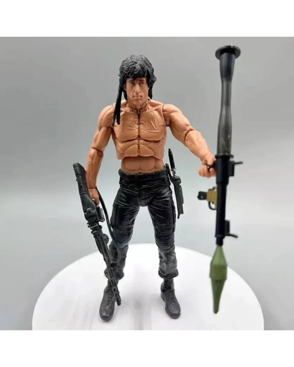 John J. Rambo Action Figure with Accessories Collectible Military Hero
