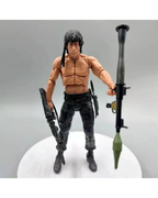 John J. Rambo Action Figure with Accessories Collectible Military Hero