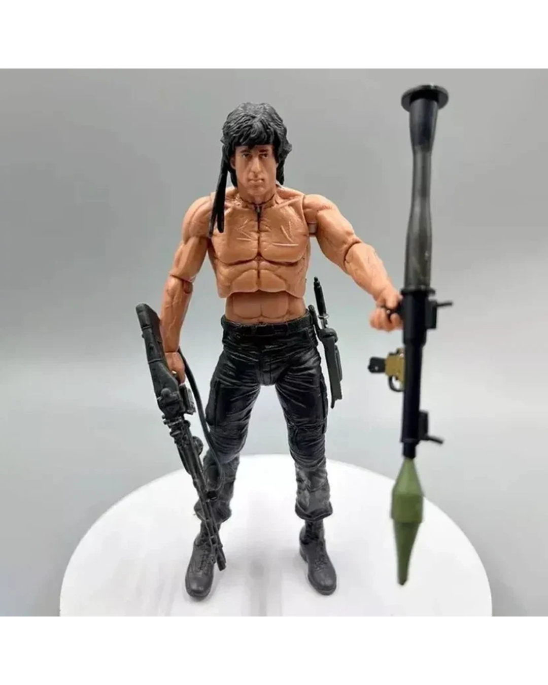 John J. Rambo Action Figure with Accessories Collectible Military Hero