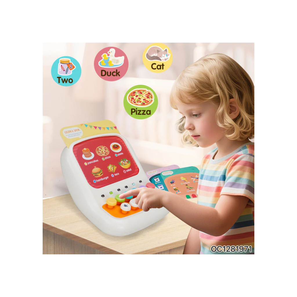 Fivestar 50 Pages New Educational Alphabet Talking Flash Cards Learning Materials Toy for Kids