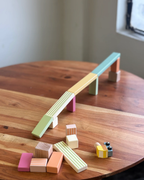 Playbox Multicolor Wooden Mini Candy Building Blocks Play Toy Set for Toddler & Kids Baby Toys