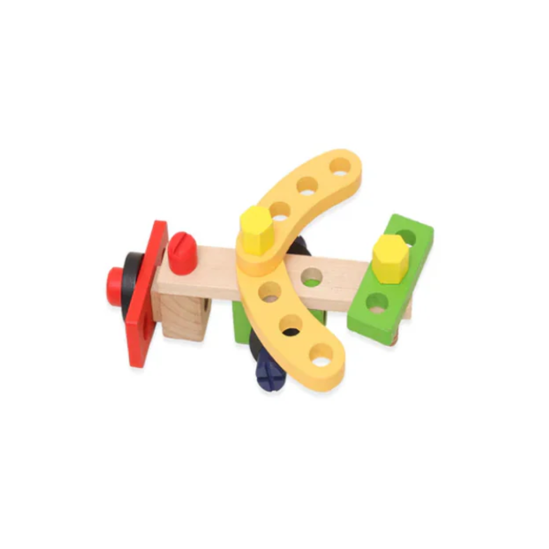 Open Ended Wooden Tool kit Suitcase