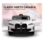 EMotorad Formula Fun Battery Oprated BMW i4 Ride-On Car, White