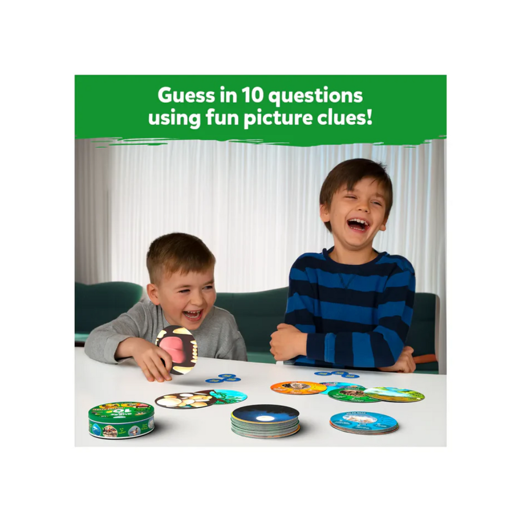 Skillmatics Guess in 10: Picture Clues Animal Planet Trivia card game (ages 6+)