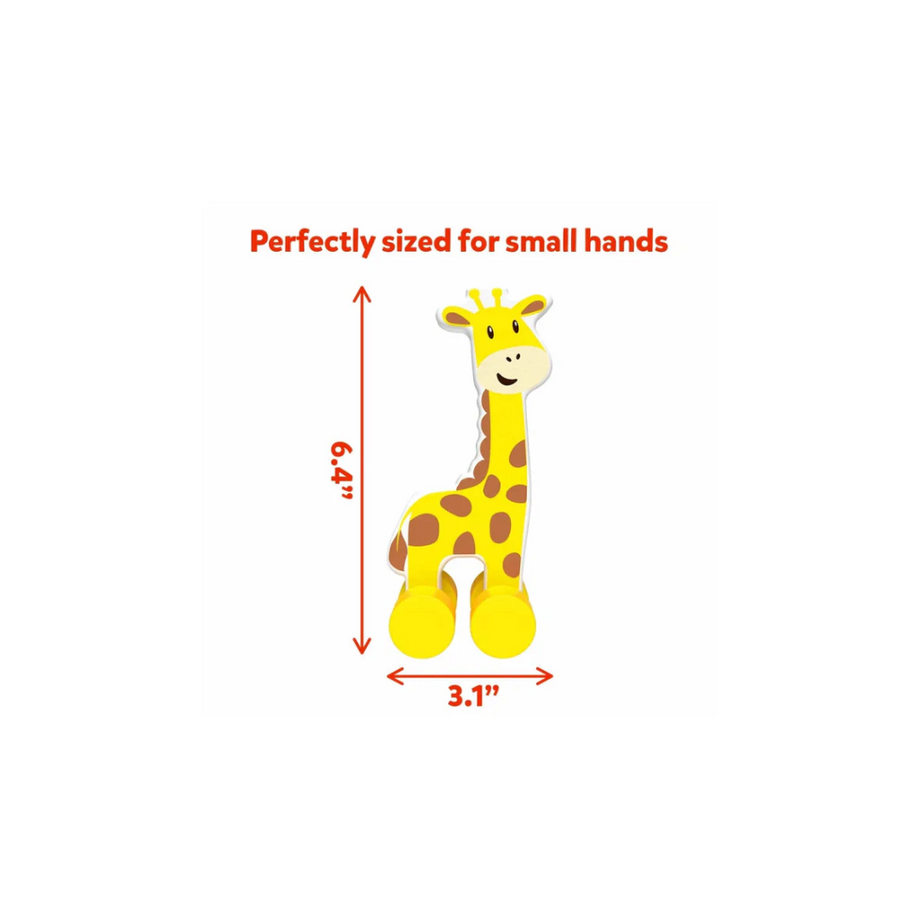 Skillmatics Wooden Animal Toys on Wheels (9 Months - 3 Years)
