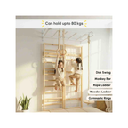 Curious Cub Space Saver Jungle Gym 4 (7 Feet )