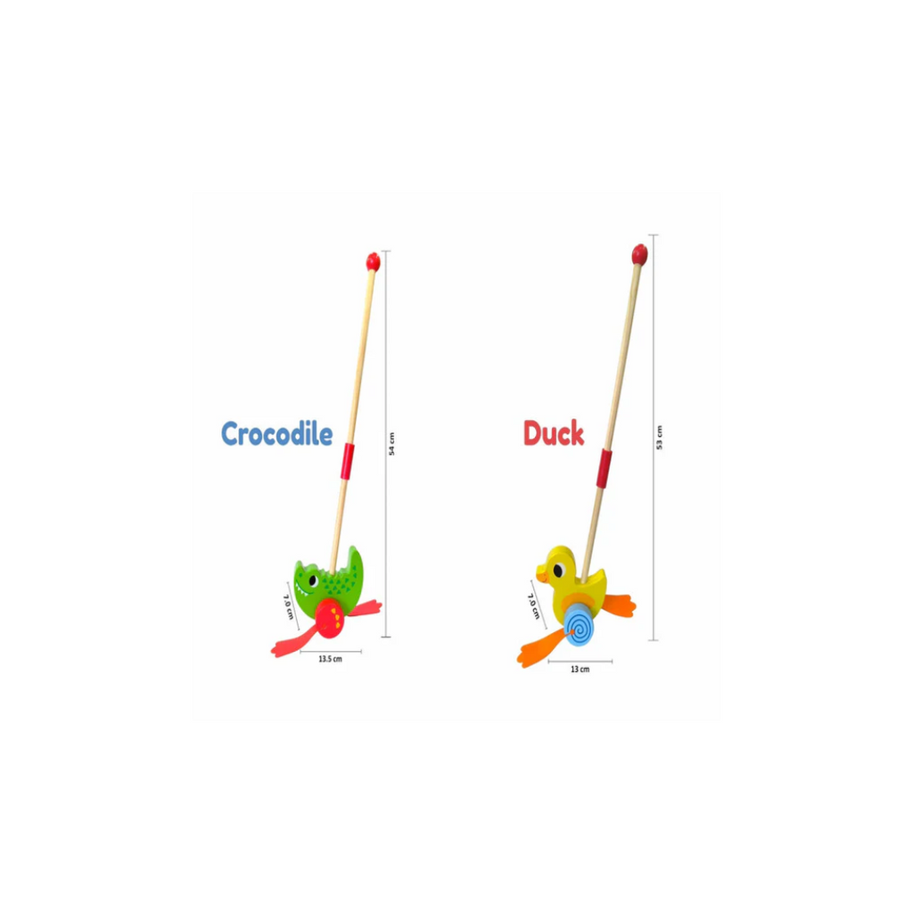 Open Ended Wooden Push Toy