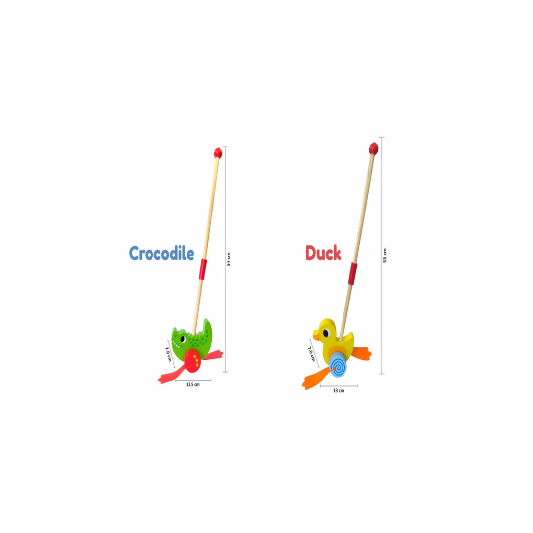 Open Ended Wooden Push Toy