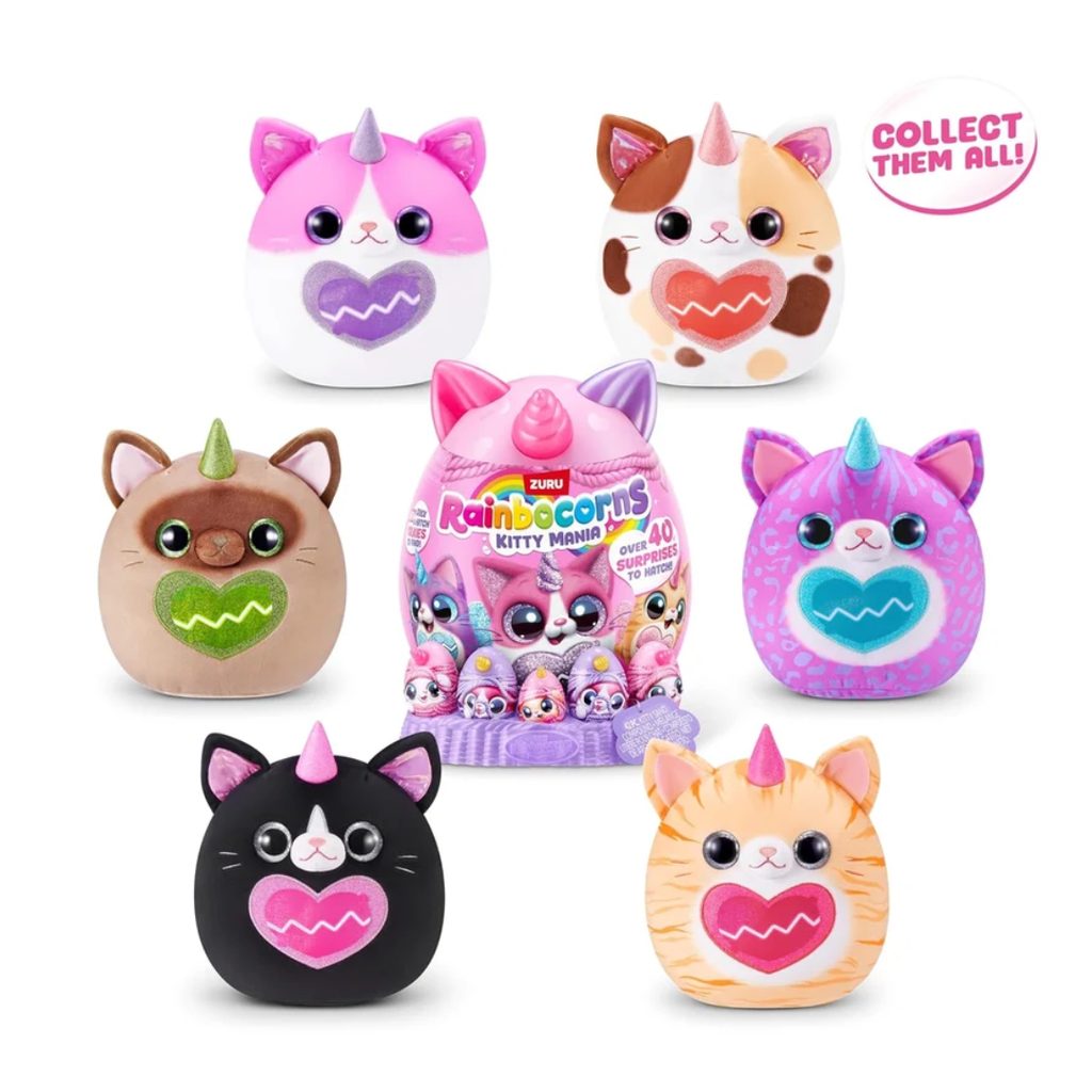 ZURU Rainbocorns Kitty Mania Surprise Egg – Over 40 Surprises to Hatch