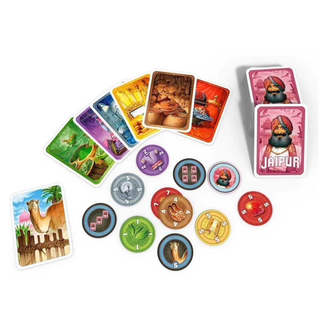 Jaipur Board Game - Tactical 2-Player Trading & Economy Card Game