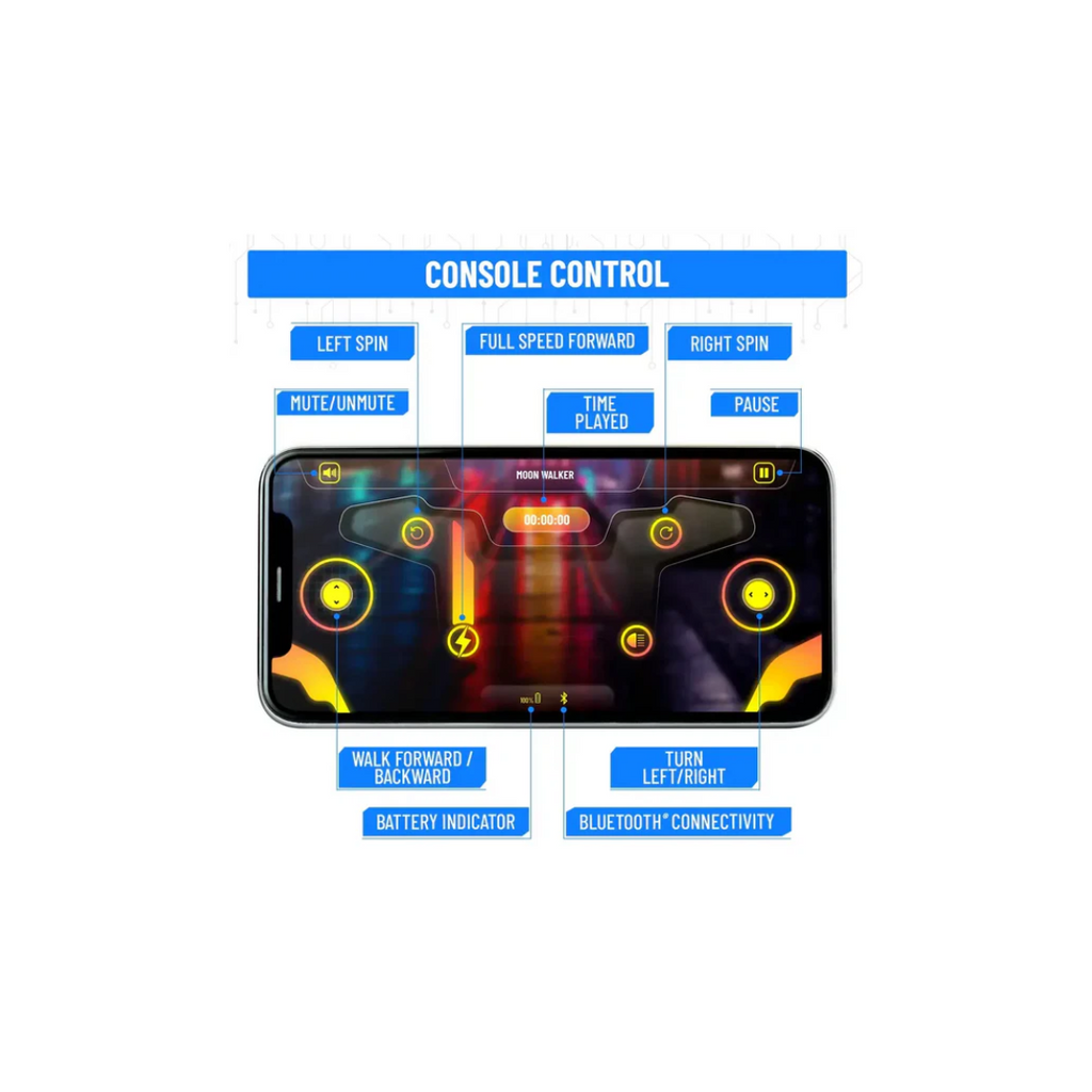 Mirana Moonwalker Walking and Talking Robot - In-Built Bluetooth Speaker, Clap Detection, Rechargeable Battery