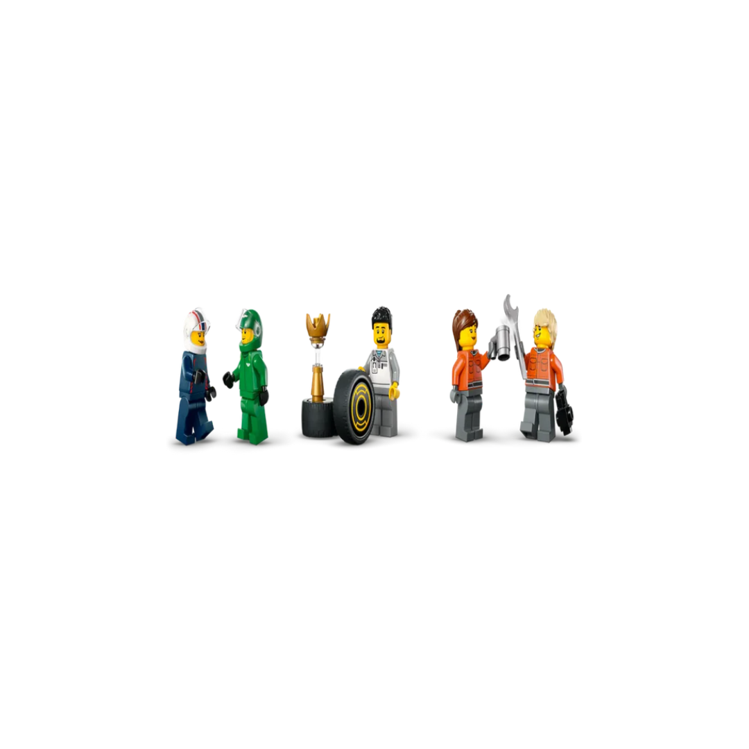 Lego 60445 City F1 Truck with RB20 & AMR24 F1 Cars (1086 Pieces)