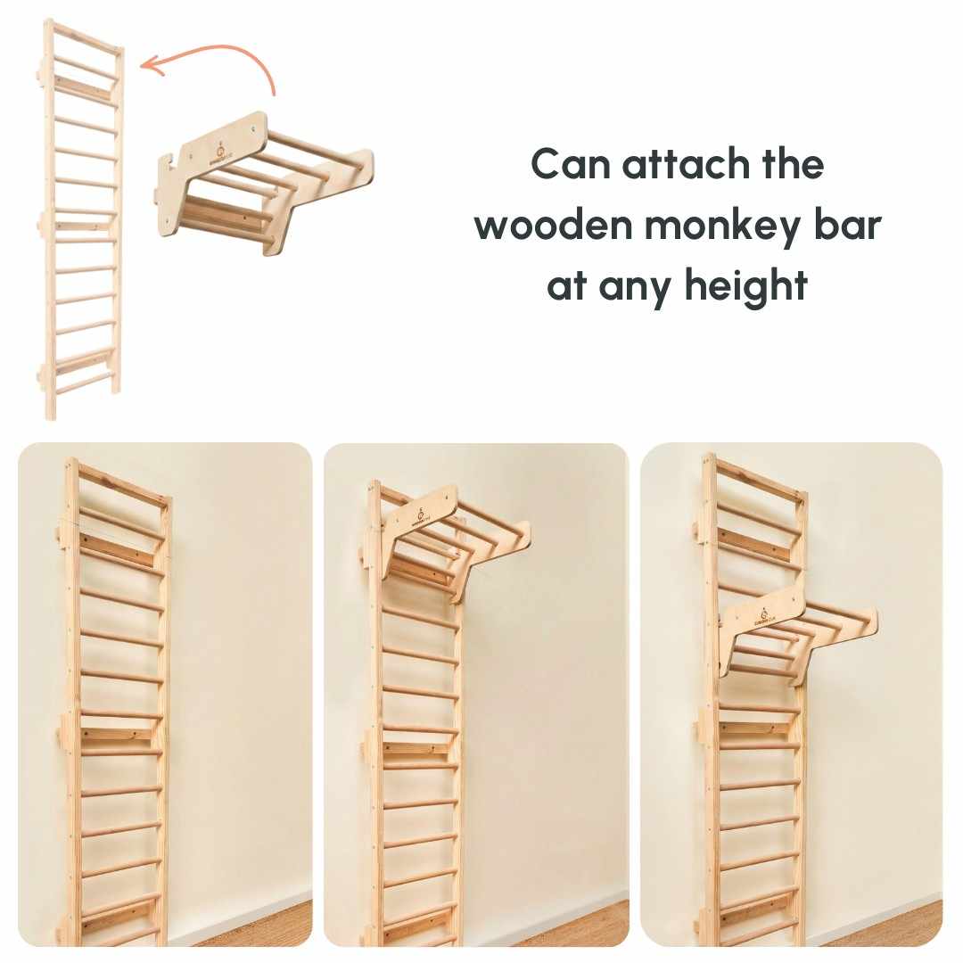 Curious Cub Wooden Ladder (6Feet)