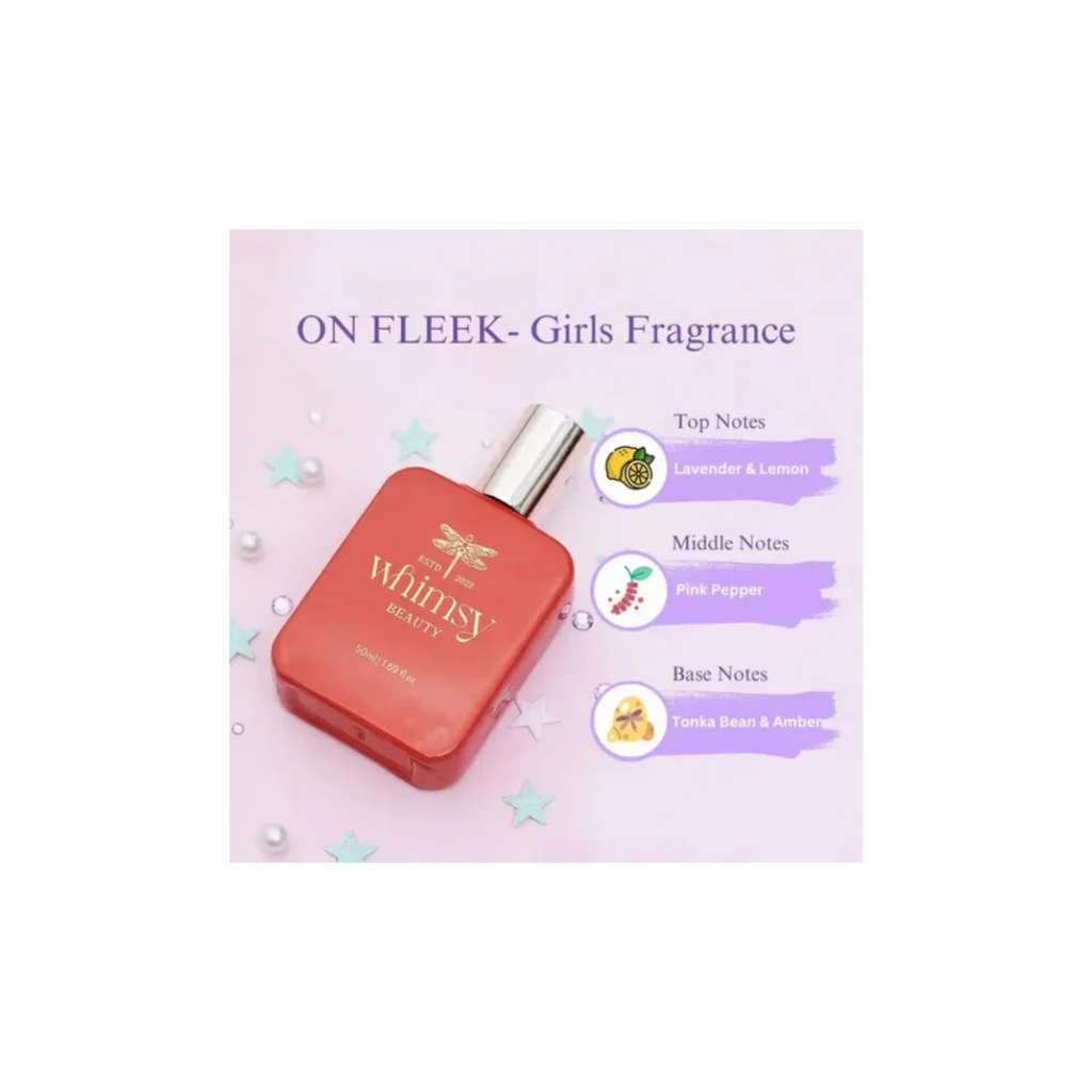 Whimsy Girls Non Toxic, Safe, Skin Friendly Perfume Kit (50ml X Pack of 2)