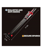 Rainbow Toys Sparkblade LED Sword with Smoke & Spark Effects with Sound Light Sabar