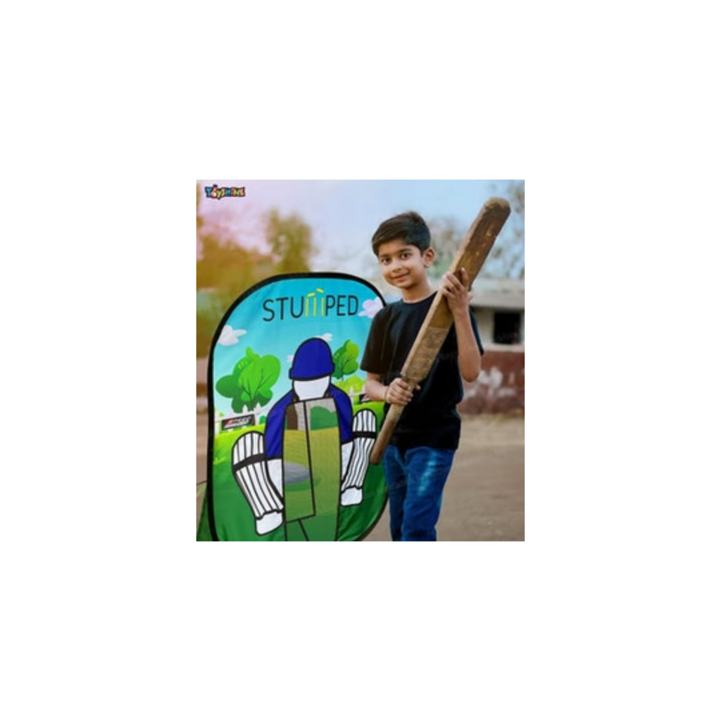 Speedup Foldable Standing Stumped Cricket Game for Kids