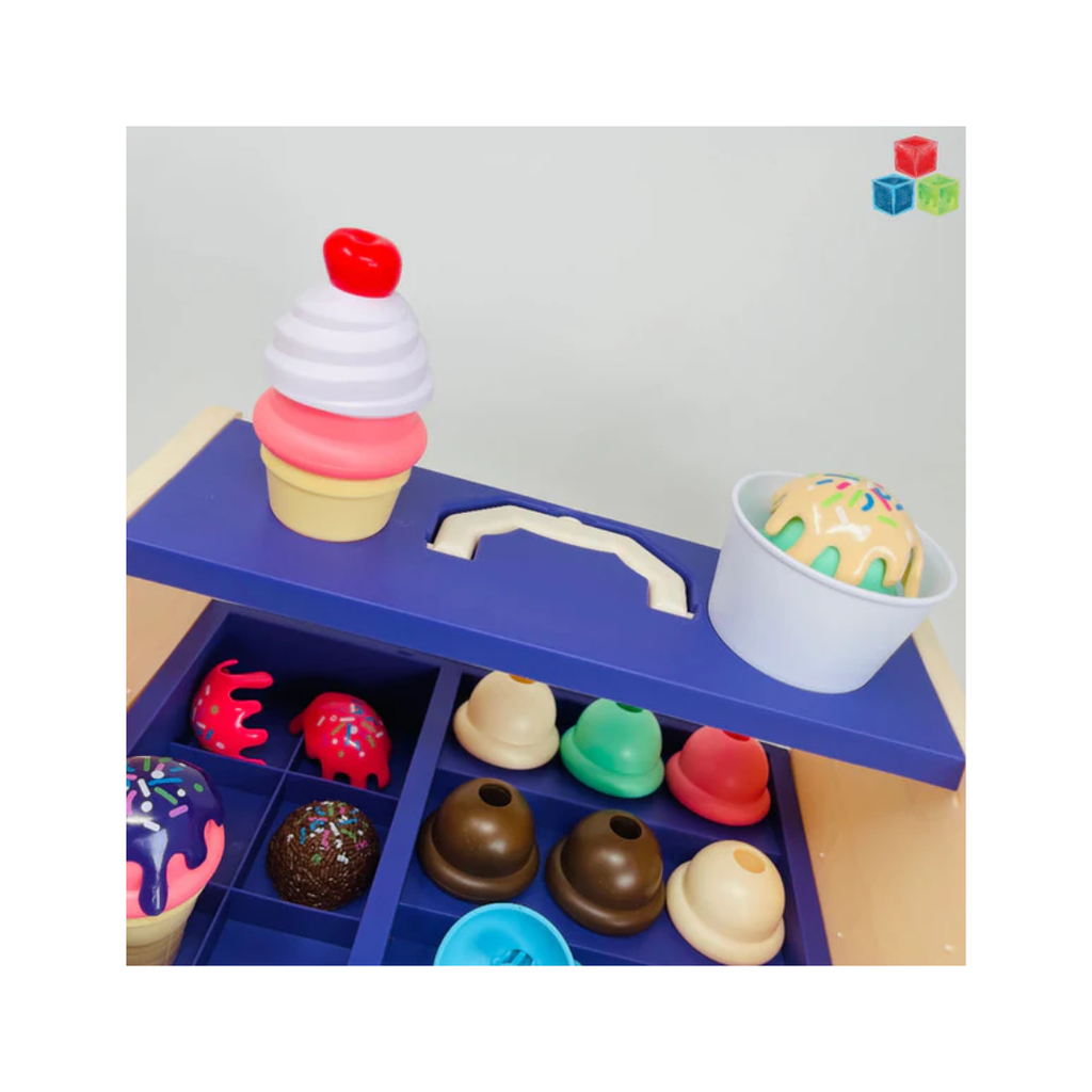 Open Ended Scoop And Serve Icecream Shop Set (20 Pieces)