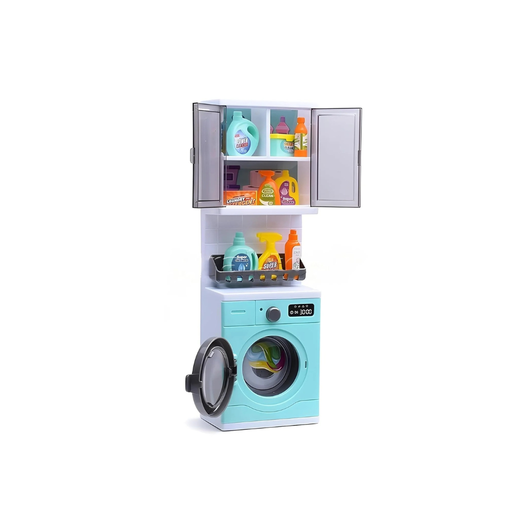 Lumo Bathroom Playset Home Toilet, Shower & Washing Machine with Light & Sound Pretend Play Set with Accessories