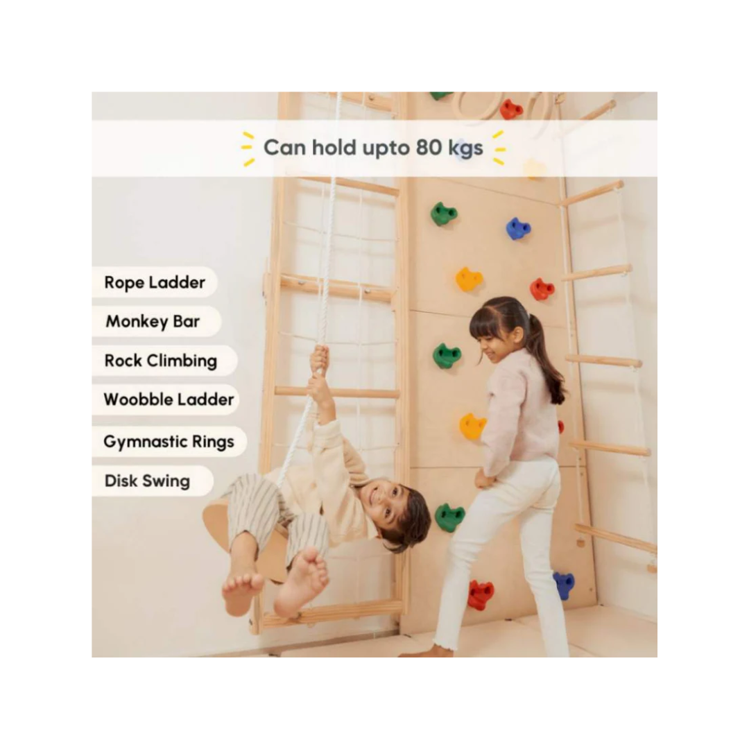 Curious Cub Space Saver Jungle Gym 2 (9 Feet )