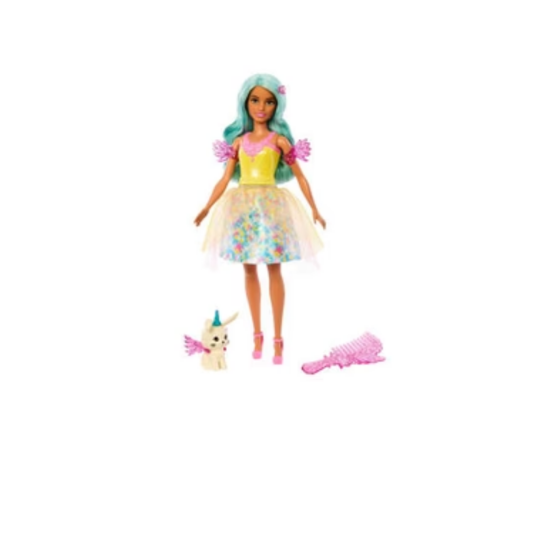 Mattel Barbie  A Touch Of Magic Doll, Teresa With Fantasy Outfit, Pet & Accessories