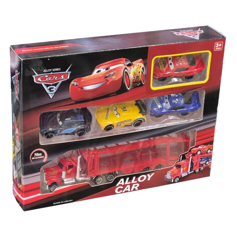 Alloy Series Pixar Cars Lightning McQueen  Set 5pcs