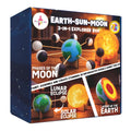 Kalakaram DIY Earth-Sun-Moon Model Kit 3D Informative 3-in-1 Space Toy for Kids