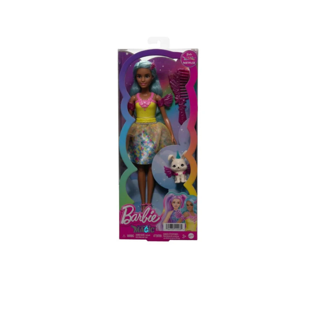 Mattel Barbie  A Touch Of Magic Doll, Teresa With Fantasy Outfit, Pet & Accessories