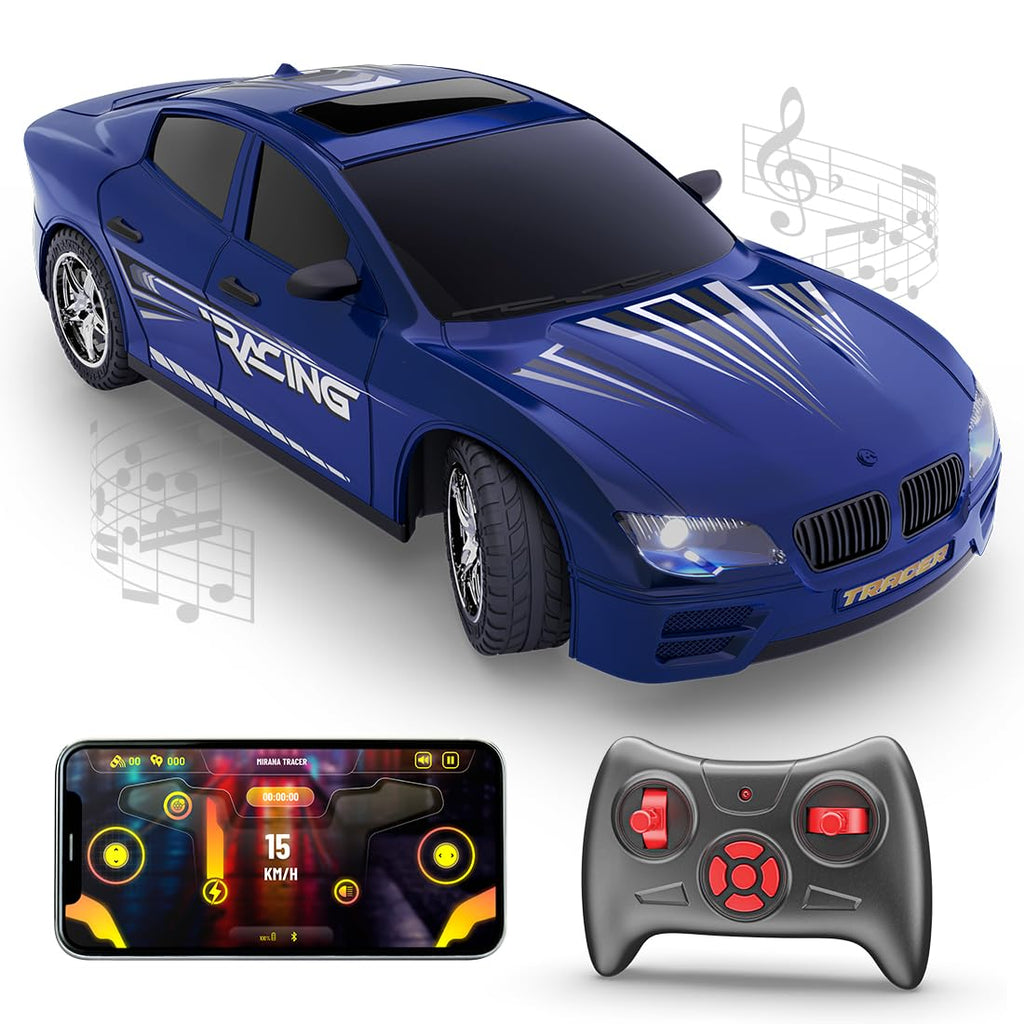 Mirana Tracer Remote & App Controlled Car Blue