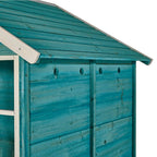 Plum Boathouse Wooden Playhouse with 4ft Slide & Ladder | Outdoor Garden Playhouse for Kids Ages 3+ Years