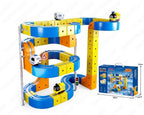 Magnetic Building Blocks Track DIY Car Set 130pcs