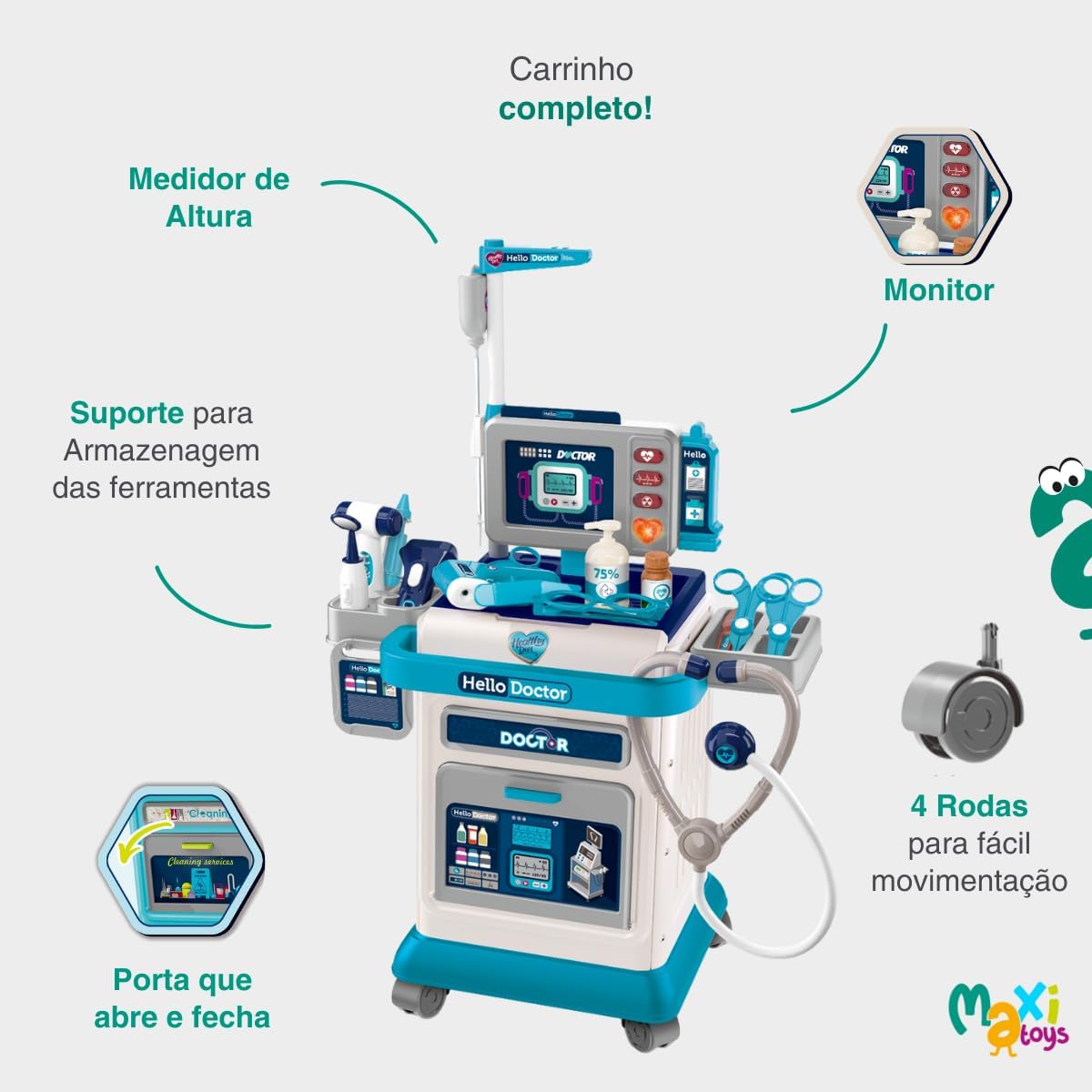 Xiong Cheng Doctor Set Light and Sound Play Patend Toy Set