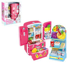 Rainbow Toys Shopping Pretend Play Kitchen Refrigerator Fridge Toys Double Door